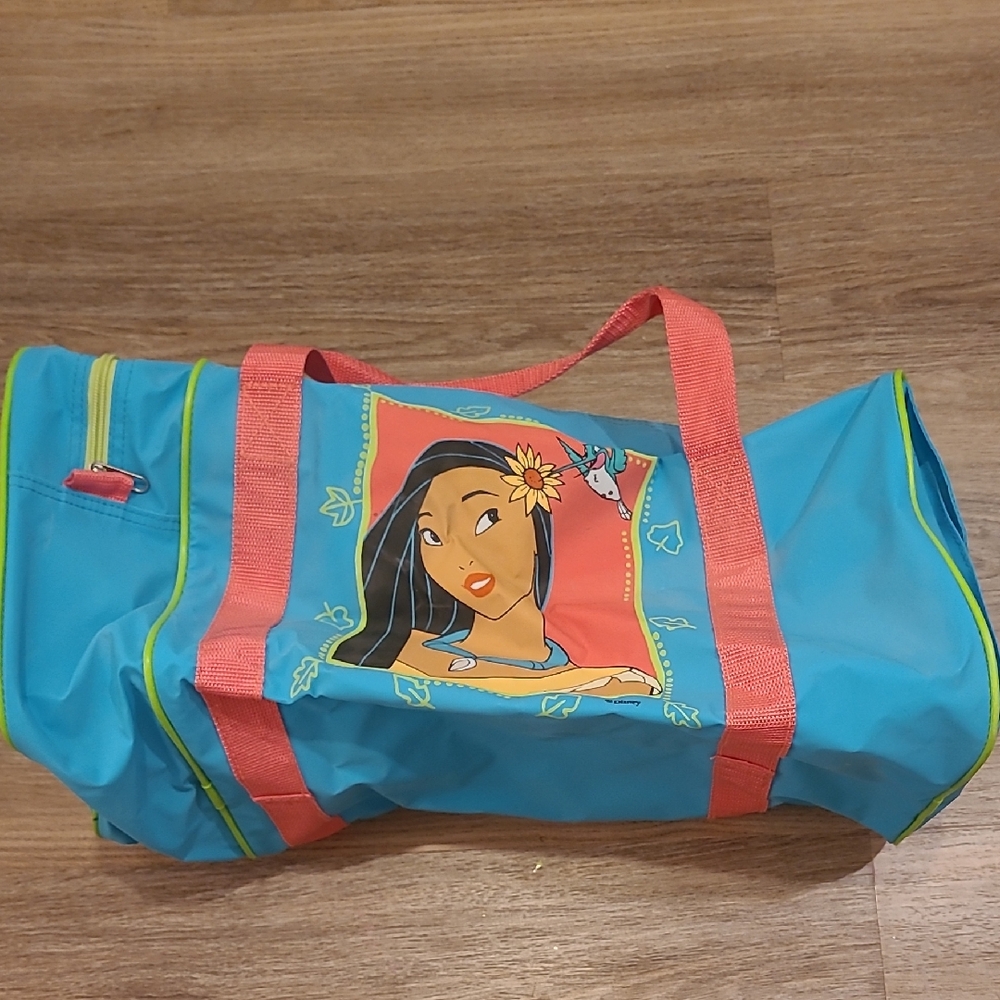 Blue and Pink Women's Bag